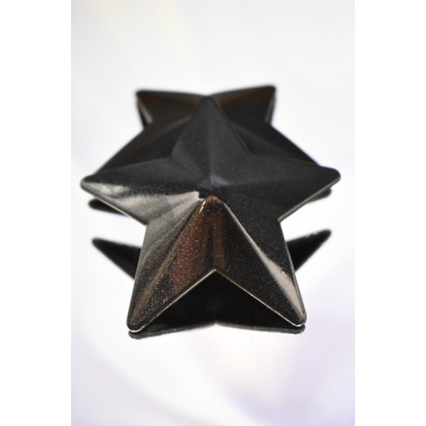 Nipple Métal noir Cache tétons d'étoile 